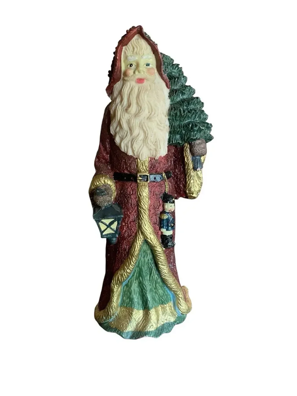 Vintage Kirkland's Cedar‎ Creek Collection Santa Figurine 10.5